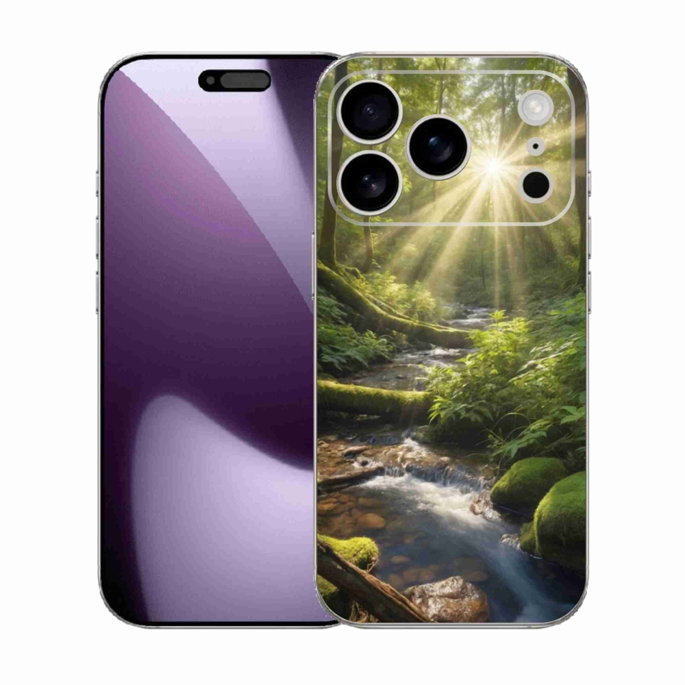 Gelový kryt mmCase na iPhone 17 Pro - hlubina lesa