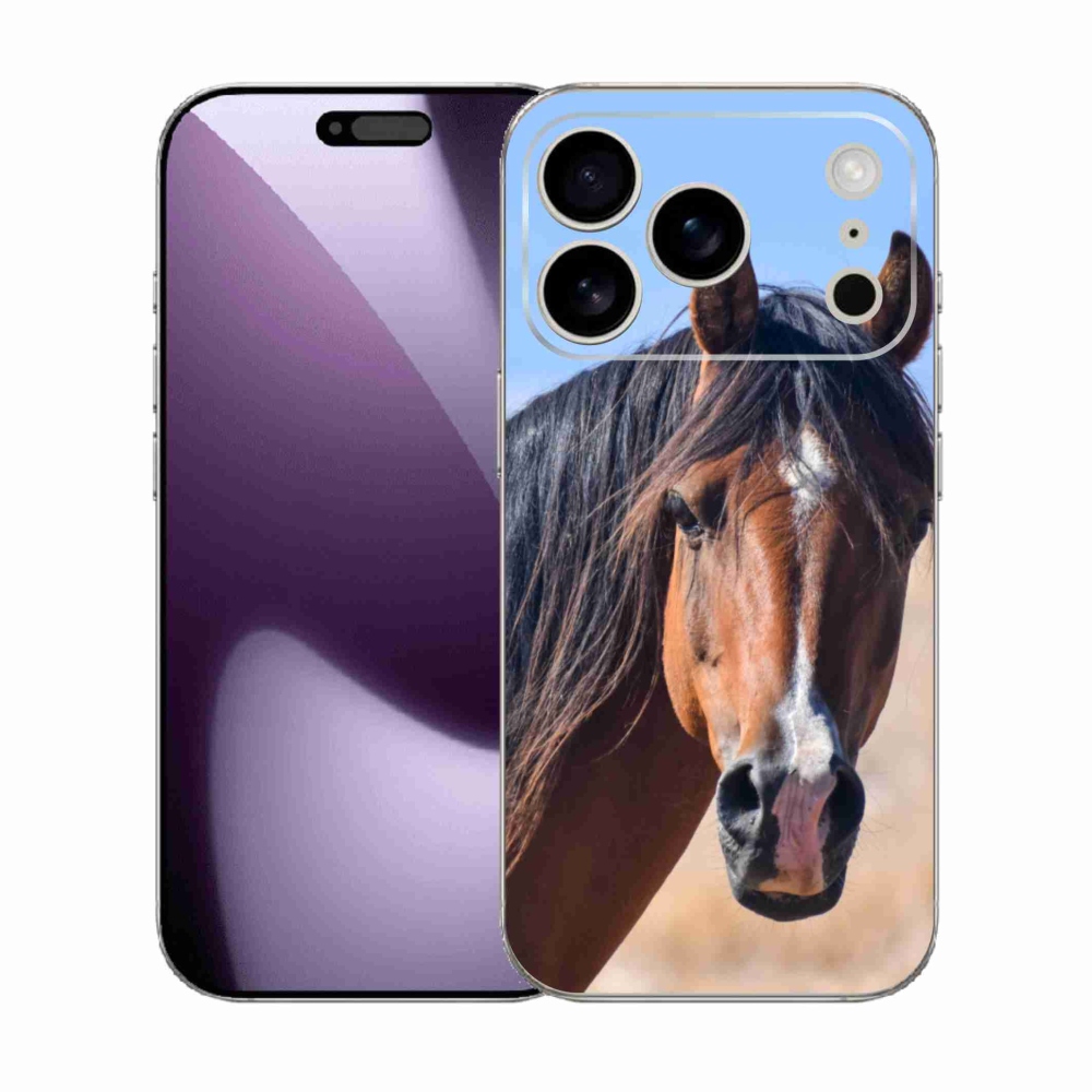 Gelový kryt mmCase na iPhone 17 Pro - klidný kůň