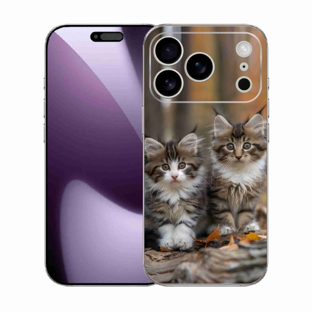 Gelový kryt mmCase na iPhone 17 Pro - kočičí duo 3