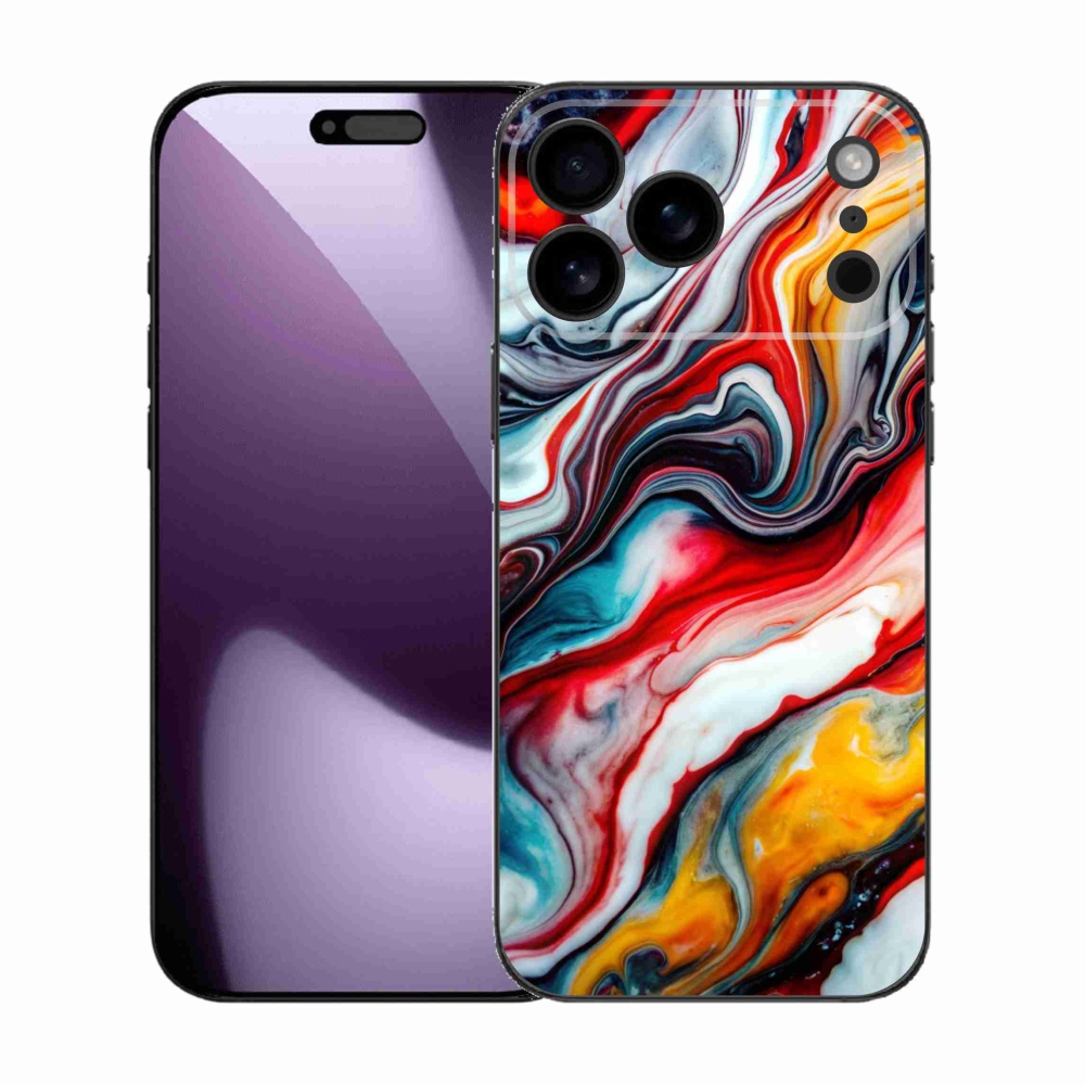 Gelový kryt mmCase na iPhone 17 Pro Max - abstraktní motiv 35