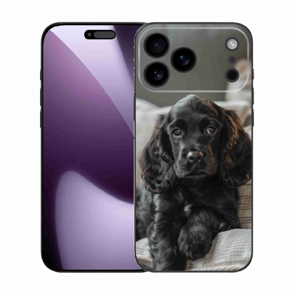 Gelový kryt mmCase na iPhone 17 Pro Max - anglický kokršpaněl