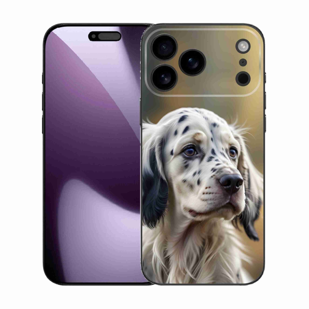 Gelový kryt mmCase na iPhone 17 Pro Max - anglický setr