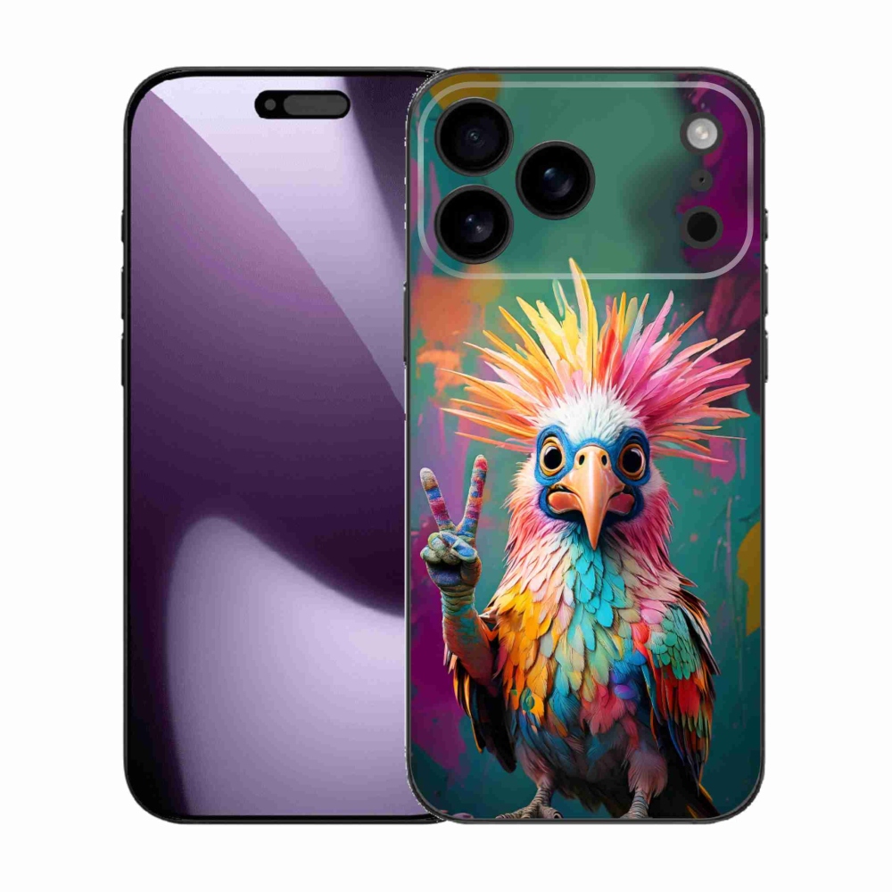 Gelový kryt mmCase na iPhone 17 Pro Max - barevný rebel