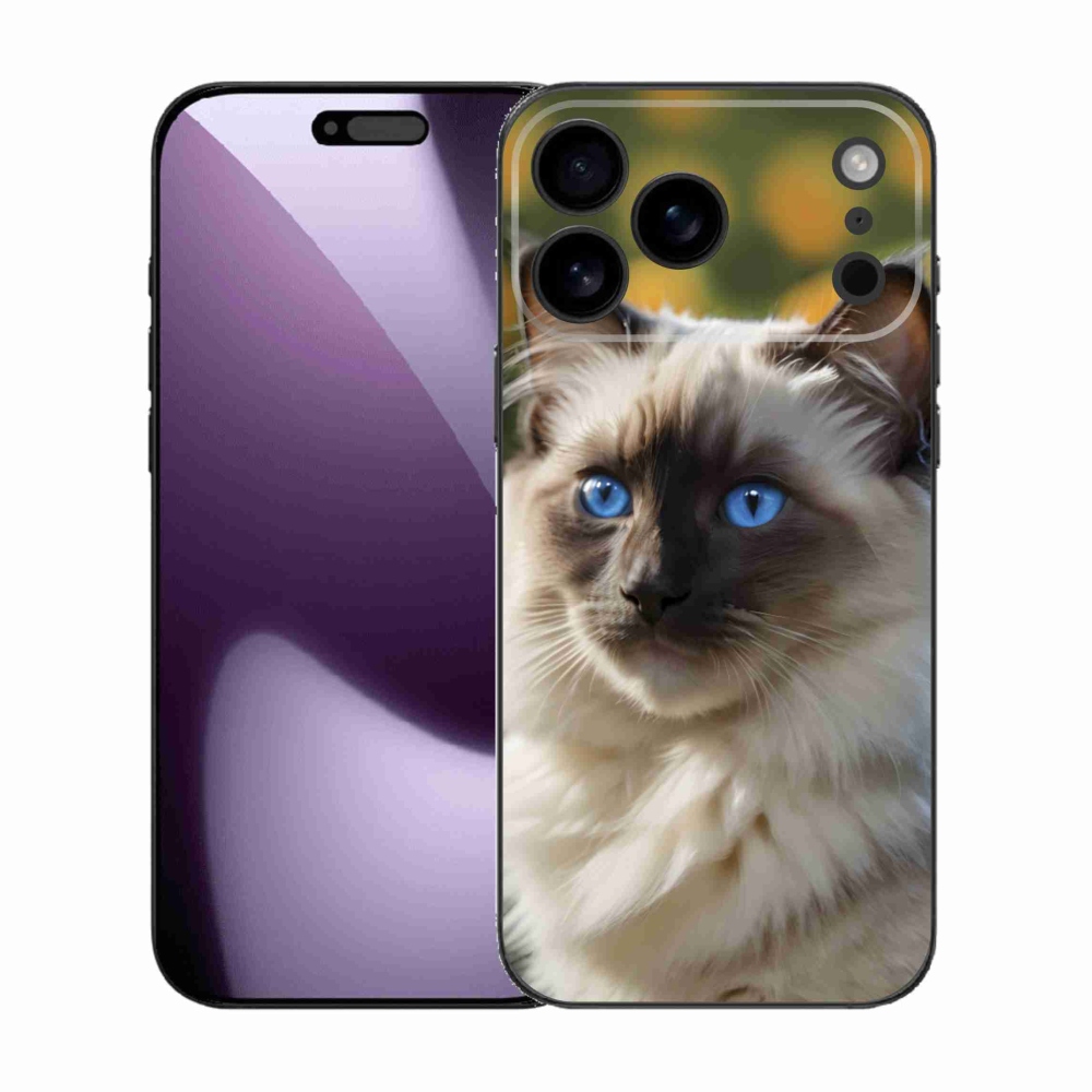 Gelový kryt mmCase na iPhone 17 Pro Max - bílý ragdoll