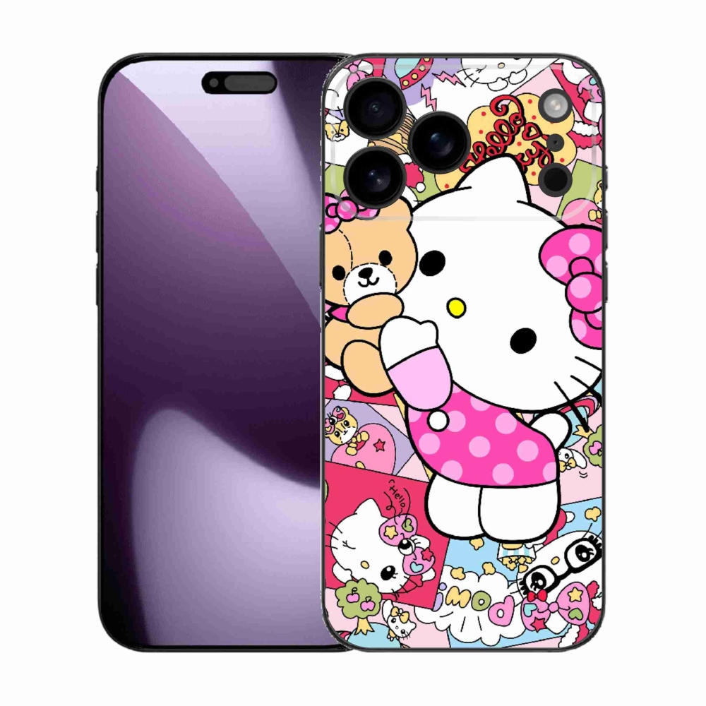 Gelový kryt mmCase na iPhone 17 Pro Max - cute kitty