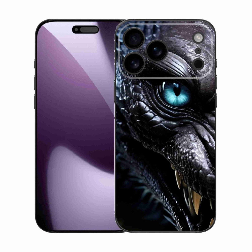 Gelový kryt mmCase na iPhone 17 Pro Max - dračí pohled