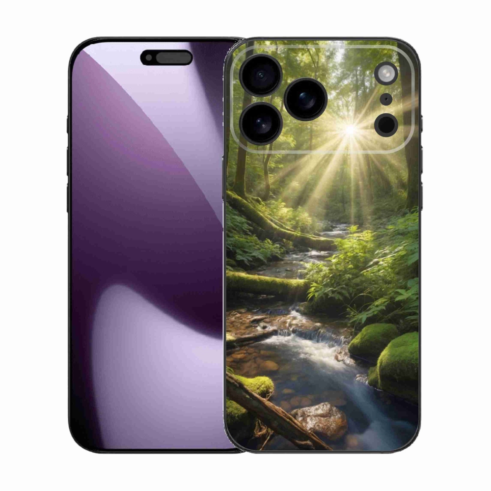Gelový kryt mmCase na iPhone 17 Pro Max - hlubina lesa