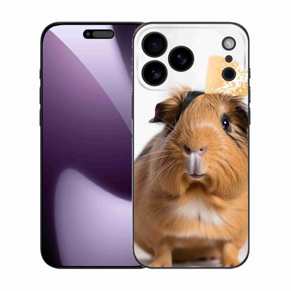 Gelový kryt mmCase na iPhone 17 Pro Max - hnědé morče