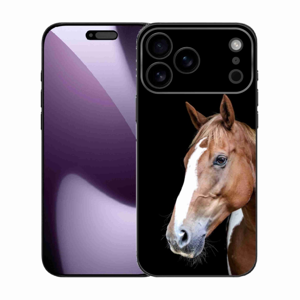 Gelový kryt mmCase na iPhone 17 Pro Max - hnědý kůň 3