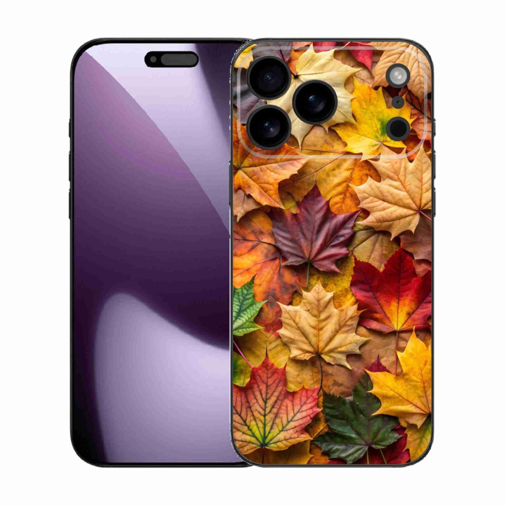 Gelový kryt mmCase na iPhone 17 Pro Max - javorové listy 2