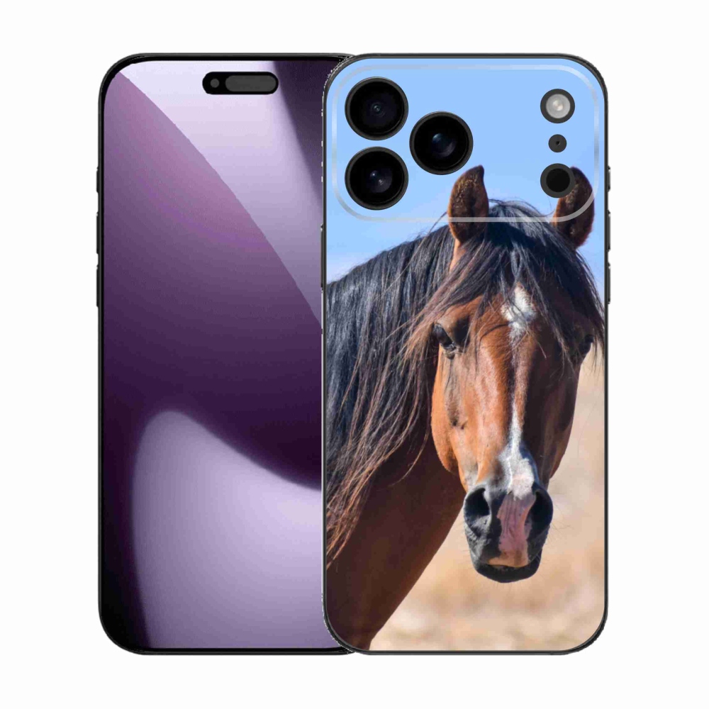 Gelový kryt mmCase na iPhone 17 Pro Max - klidný kůň