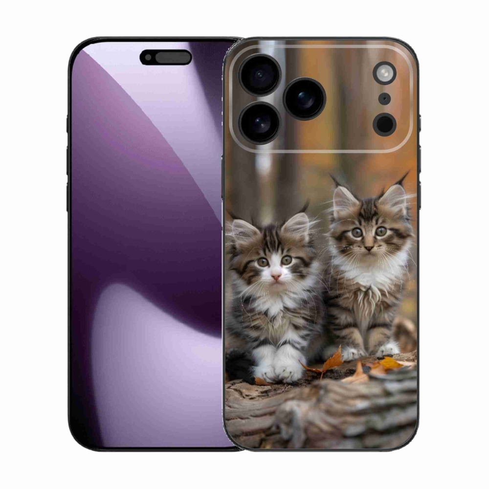 Gelový kryt mmCase na iPhone 17 Pro Max - kočičí duo 3