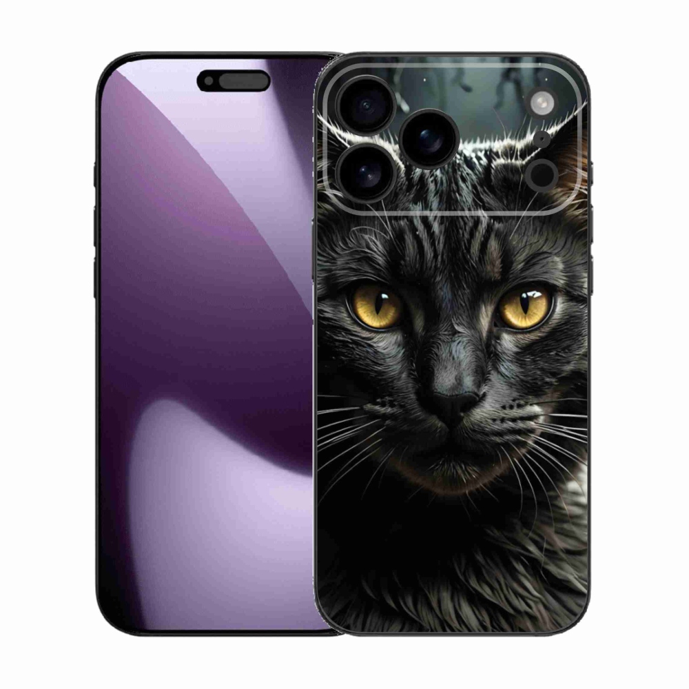 Gelový kryt mmCase na iPhone 17 Pro Max - kočičí pohled 3