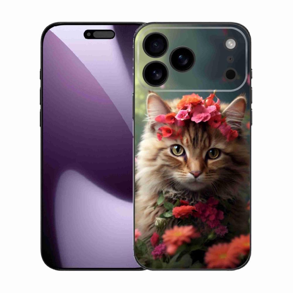 Gelový kryt mmCase na iPhone 17 Pro Max - kočíčí princezna