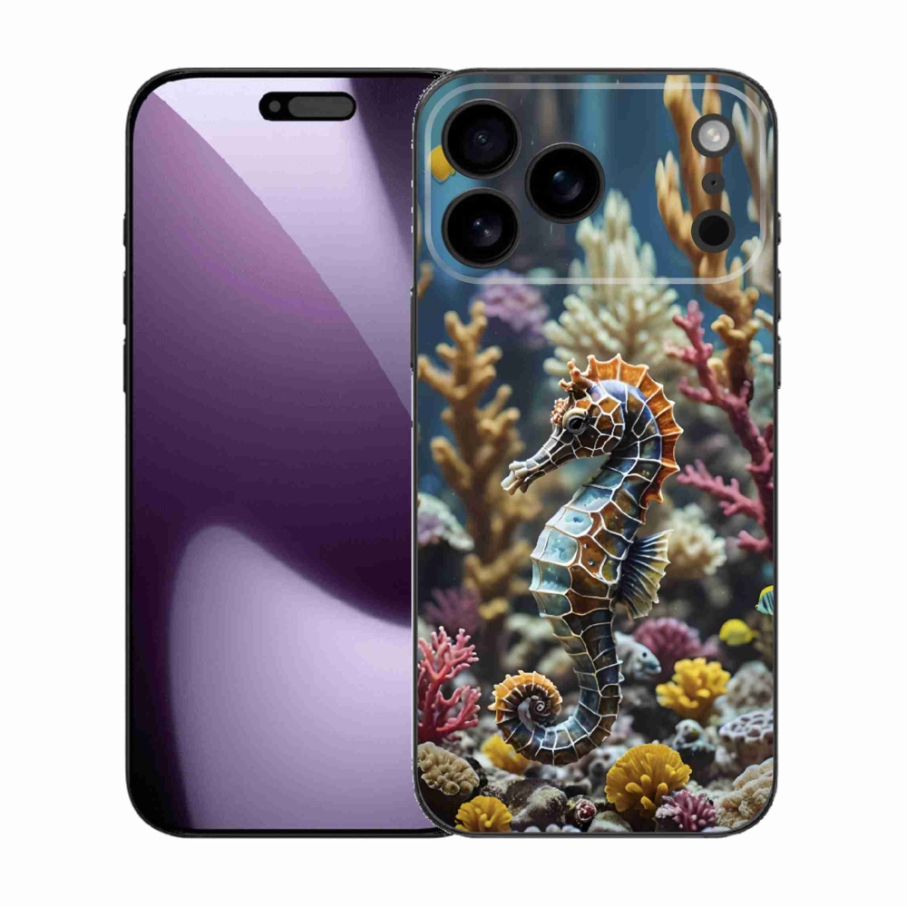 Gelový kryt mmCase na iPhone 17 Pro Max - mořský koník 2