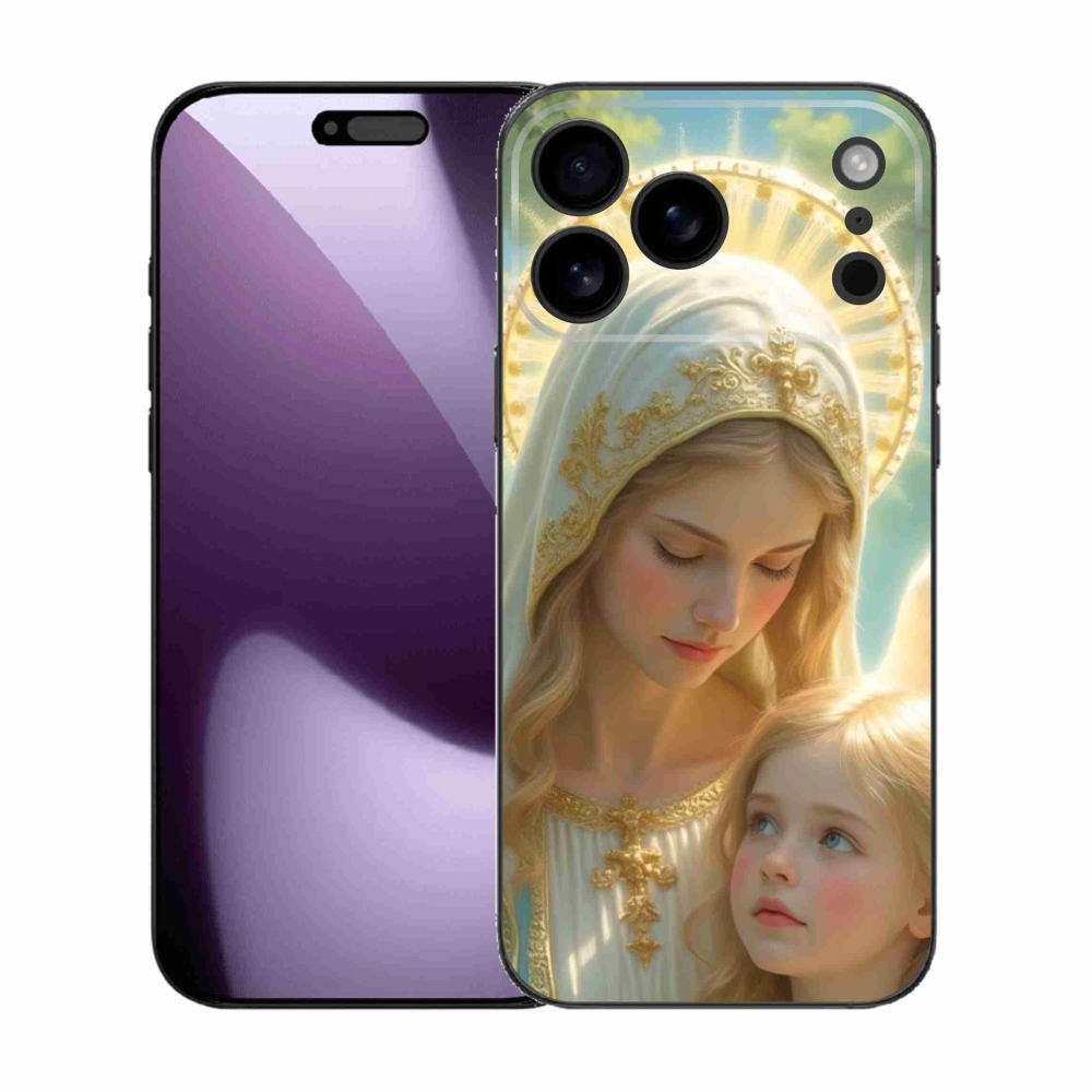 Gelový kryt mmCase na iPhone 17 Pro Max - náboženský motiv 2