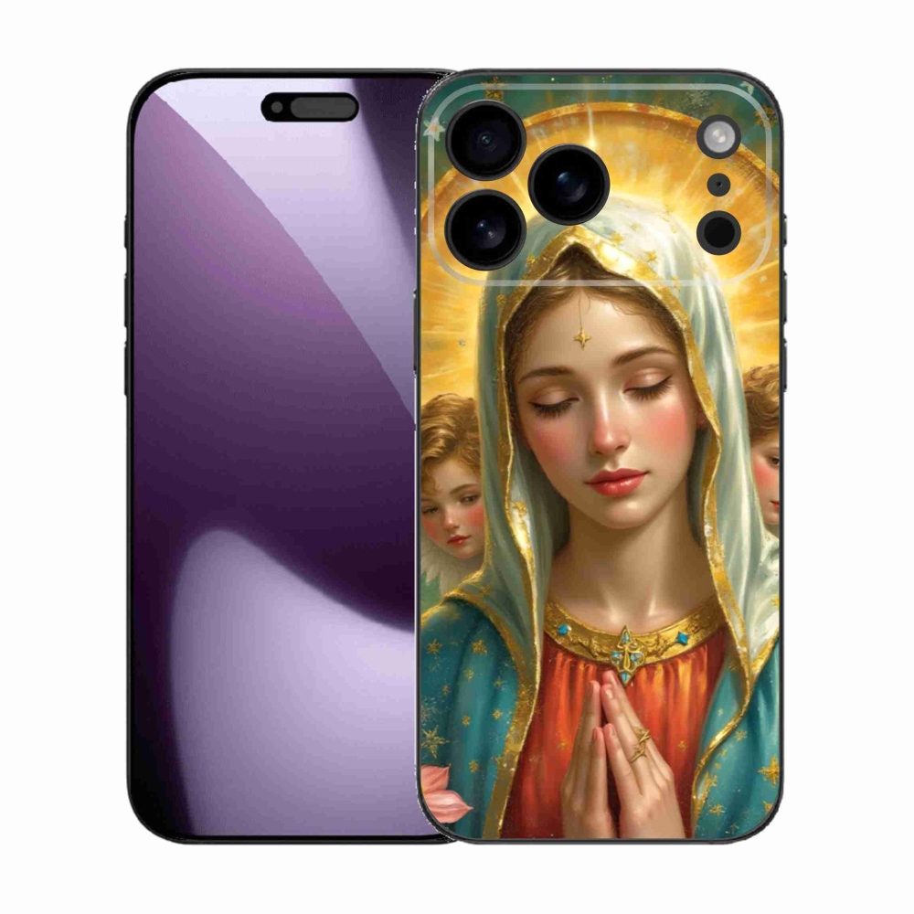 Gelový kryt mmCase na iPhone 17 Pro Max - náboženský motiv 3