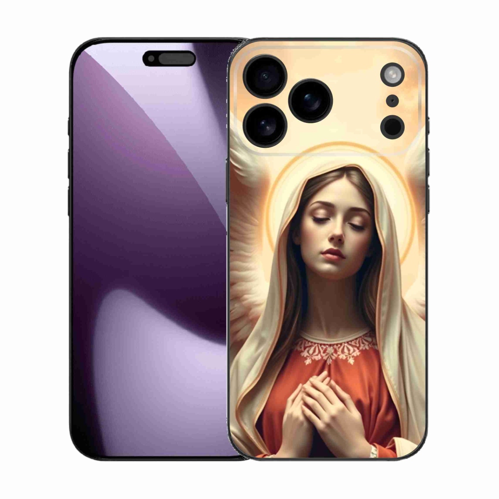 Gelový kryt mmCase na iPhone 17 Pro Max - náboženský motiv