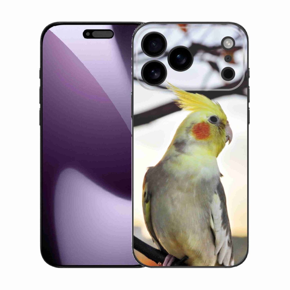 Gelový kryt mmCase na iPhone 17 Pro Max - papoušek korela