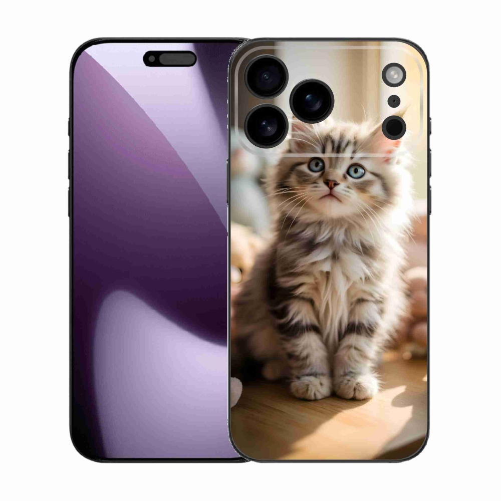 Gelový kryt mmCase na iPhone 17 Pro Max - roztomilé kotě 10