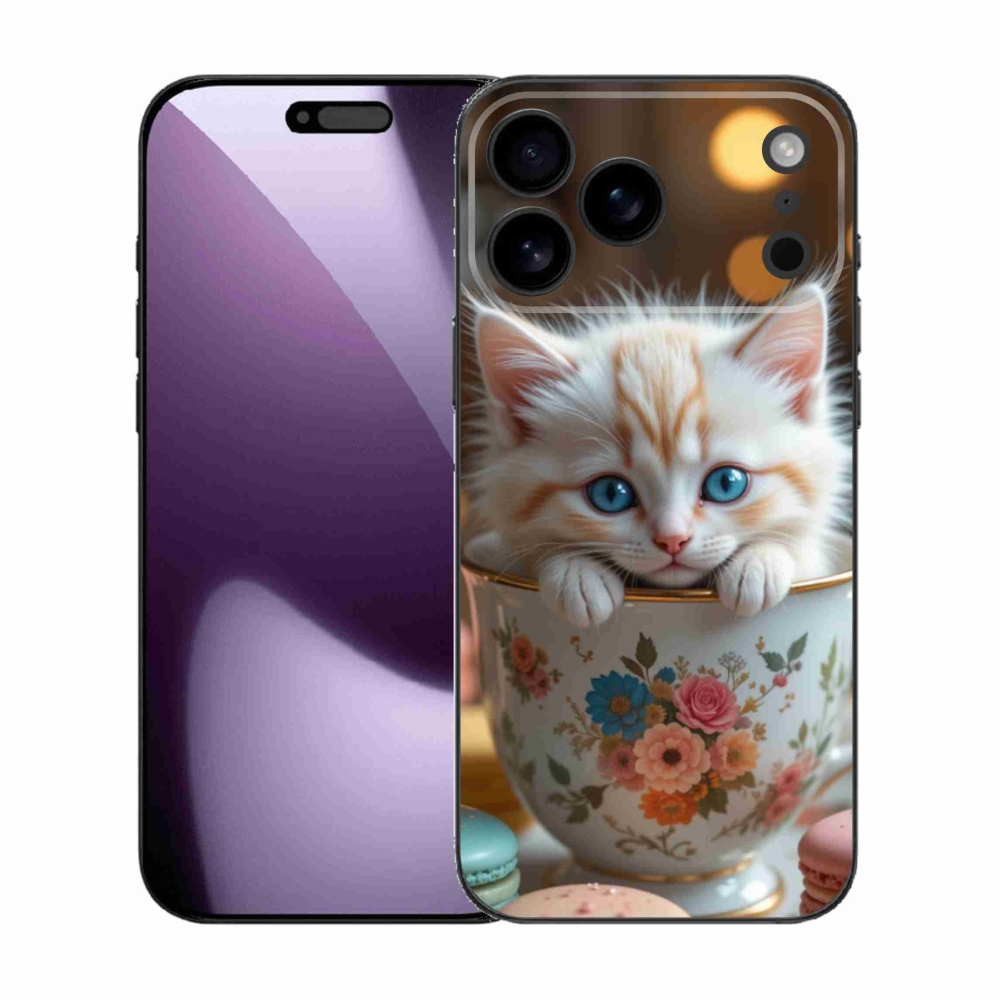 Gelový kryt mmCase na iPhone 17 Pro Max - roztomilé kotě 6