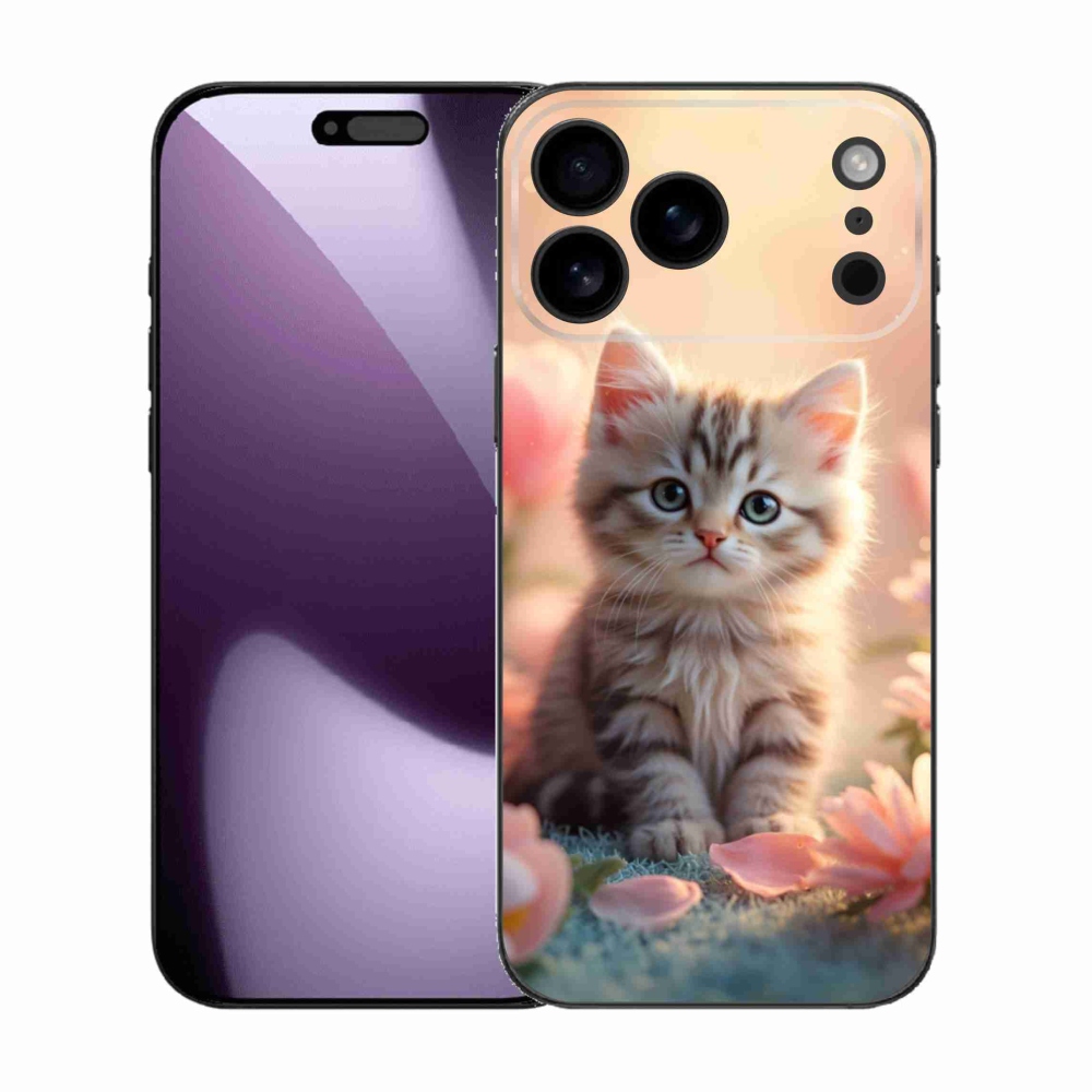 Gelový kryt mmCase na iPhone 17 Pro Max - roztomilé kotě 8