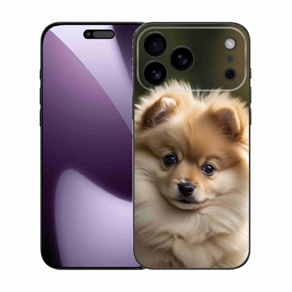 Gelový kryt mmCase na iPhone 17 Pro Max - roztomilý pomeranian 2