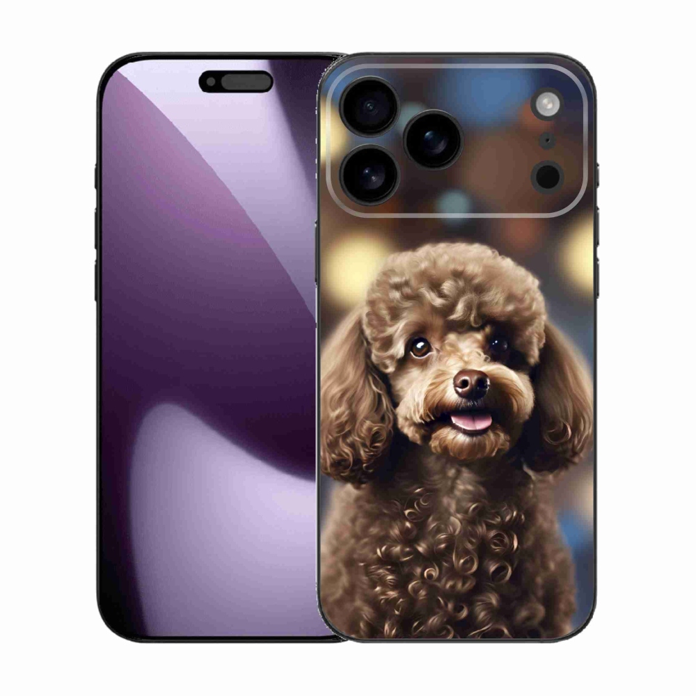 Gelový kryt mmCase na iPhone 17 Pro Max - roztomilý pudl