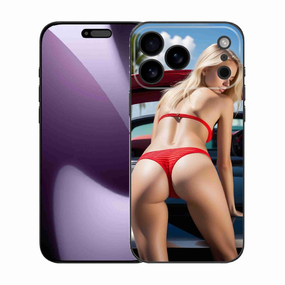 Gelový kryt mmCase na iPhone 17 Pro Max - sexy žena 2