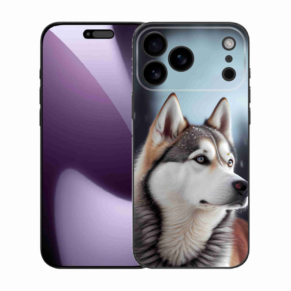 Gelový kryt mmCase na iPhone 17 Pro Max - sibiřský husky