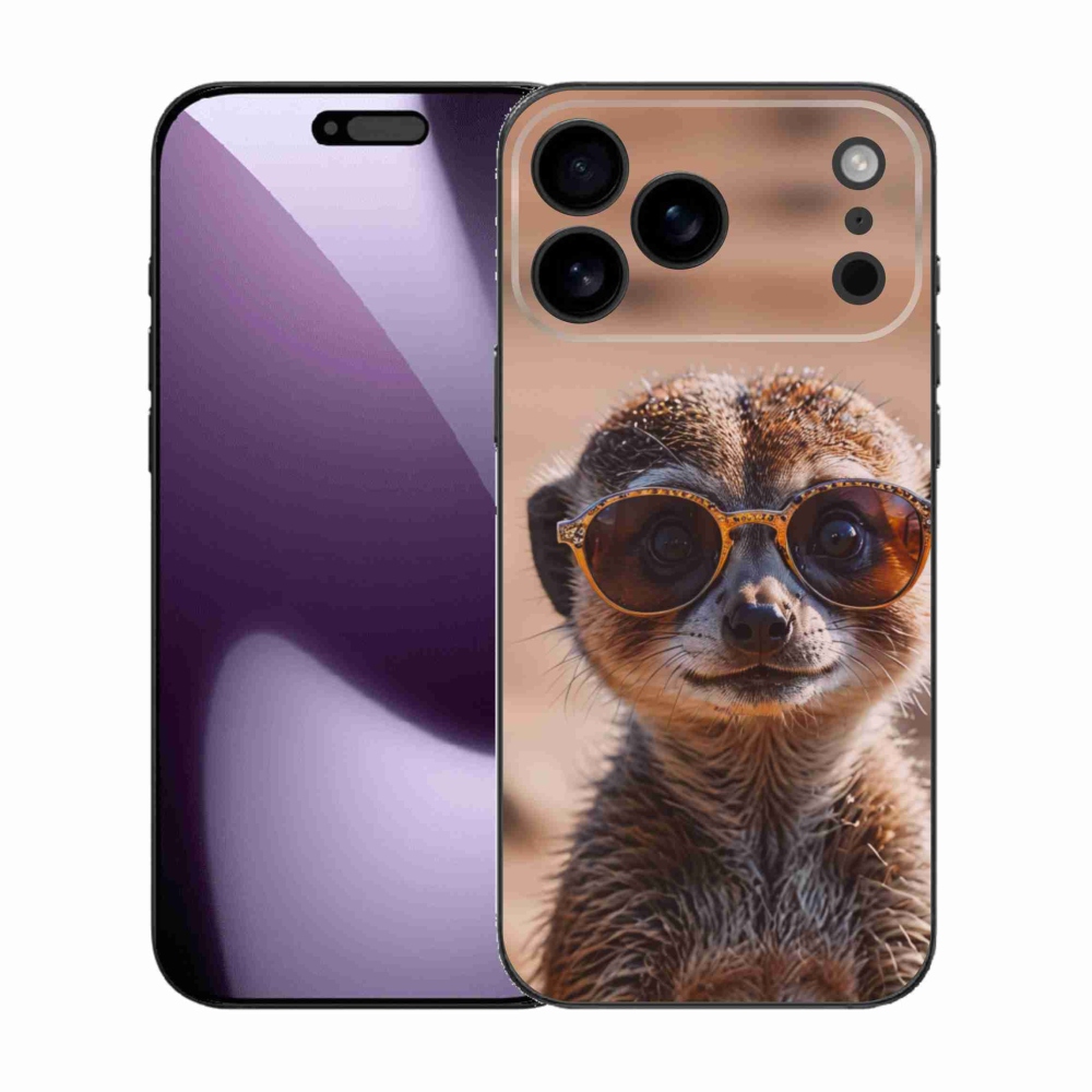 Gelový kryt mmCase na iPhone 17 Pro Max - stylová surikata