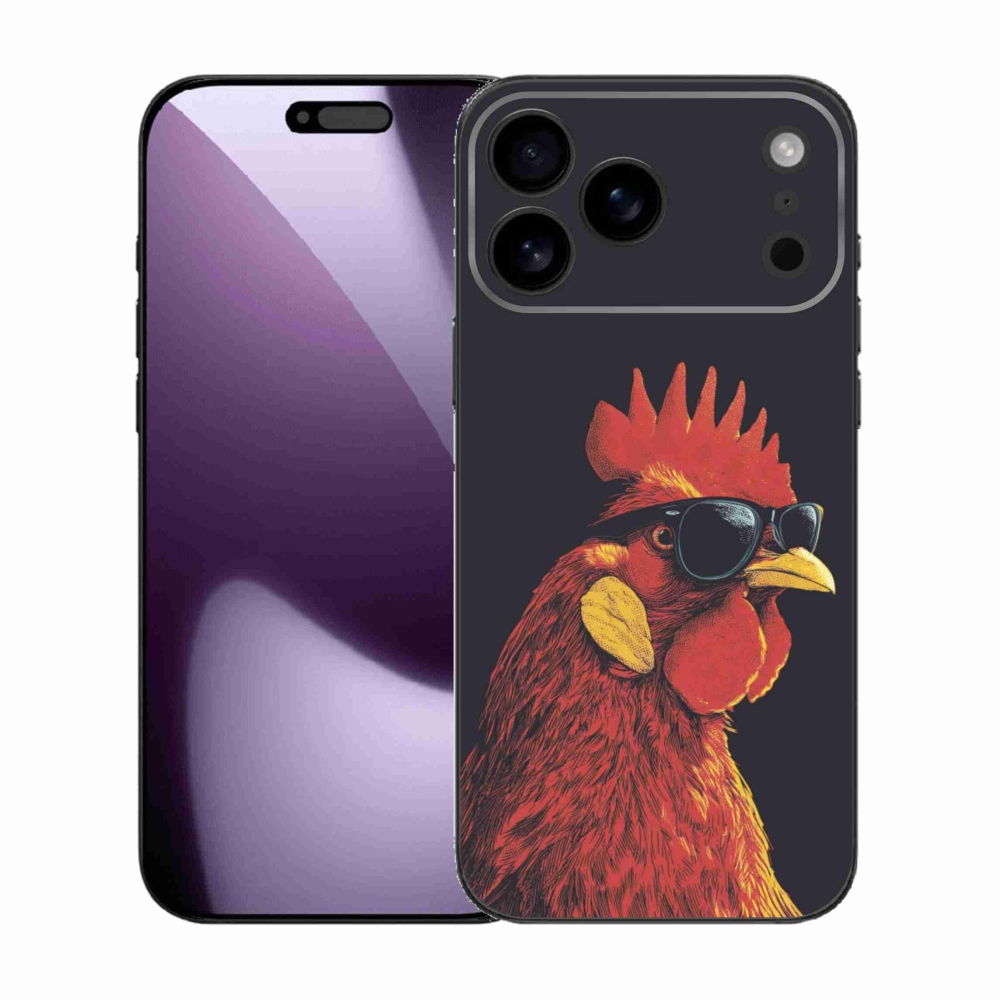 Gelový kryt mmCase na iPhone 17 Pro Max - stylový kohout