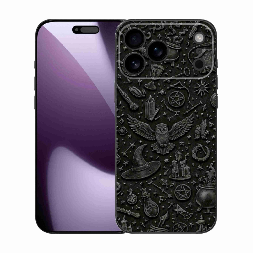 Gelový kryt mmCase na iPhone 17 Pro Max - tmavý magický svět