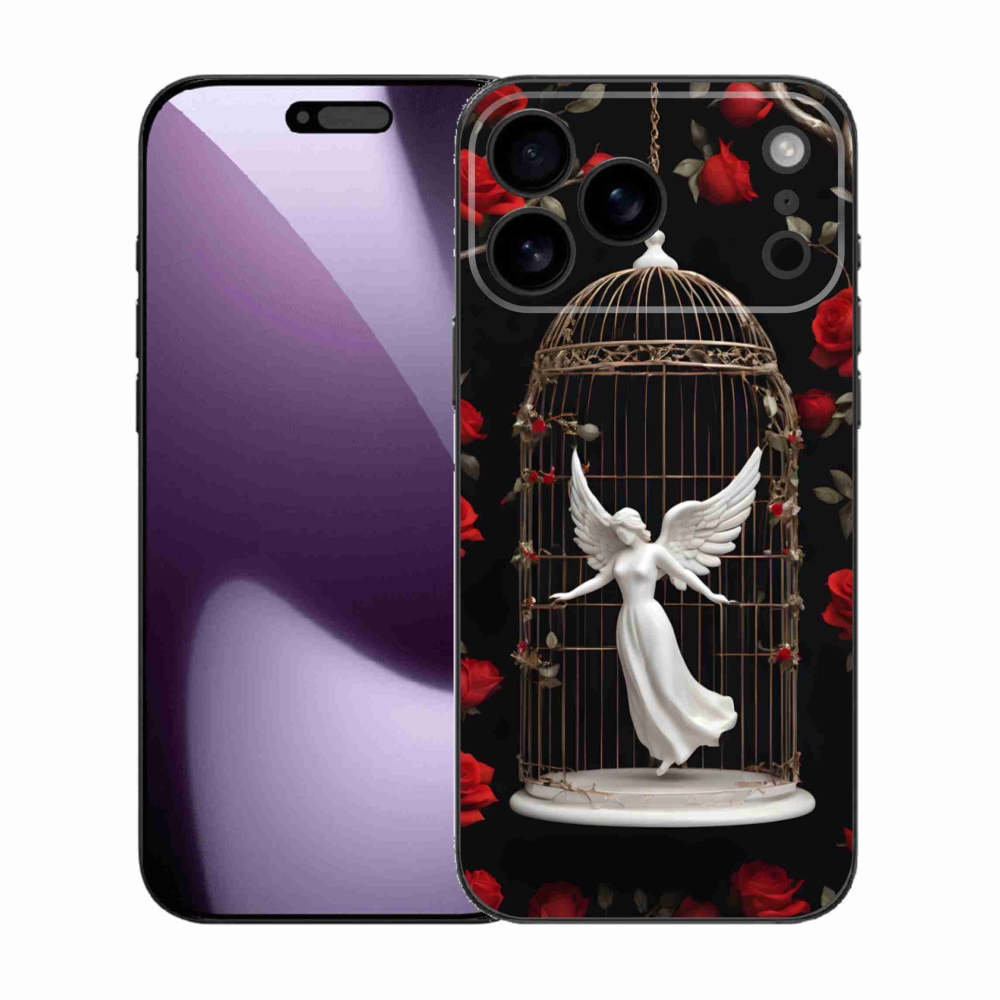 Gelový kryt mmCase na iPhone 17 Pro Max - uvězněný anděl