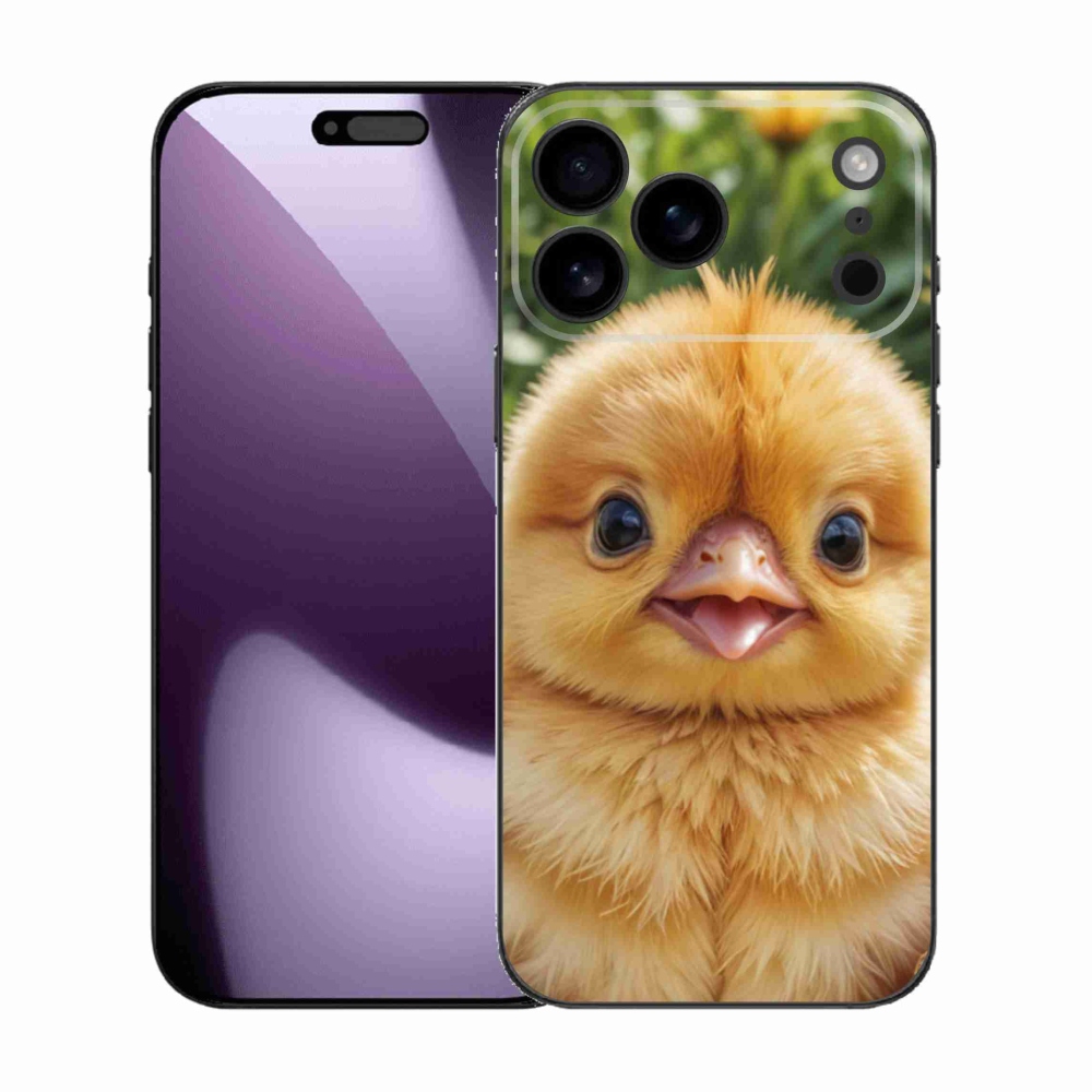 Gelový kryt mmCase na iPhone 17 Pro Max - veselé kuřátko