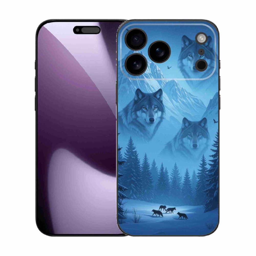 Gelový kryt mmCase na iPhone 17 Pro Max - vlčí smečka