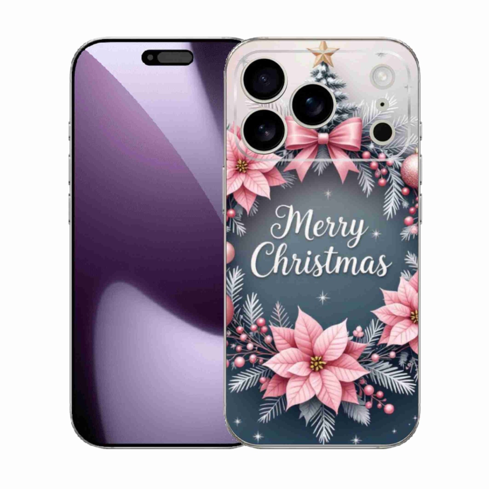 Gelový kryt mmCase na iPhone 17 Pro - merry christmas