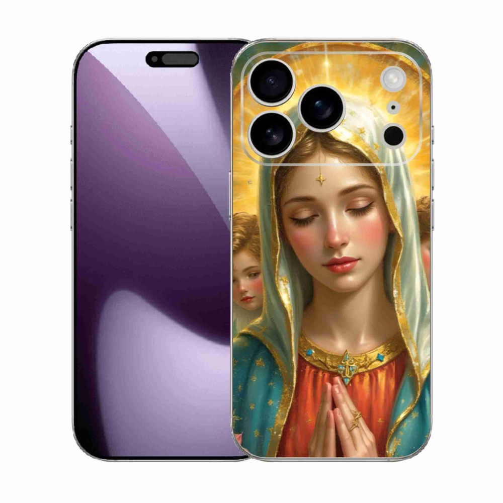 Gelový kryt mmCase na iPhone 17 Pro - náboženský motiv 3