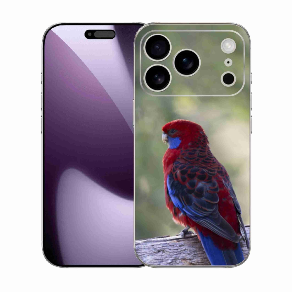 Gelový kryt mmCase na iPhone 17 Pro - papoušek rosela