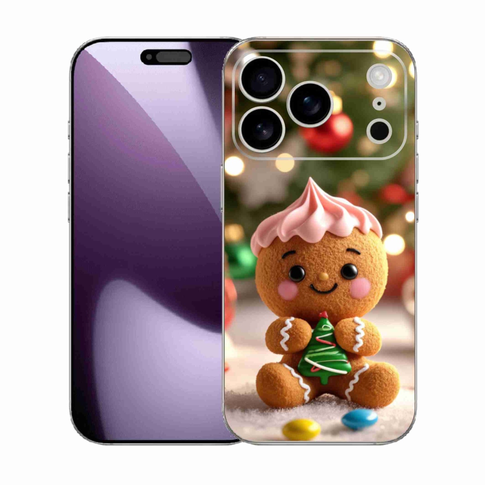 Gelový kryt mmCase na iPhone 17 Pro - perníček