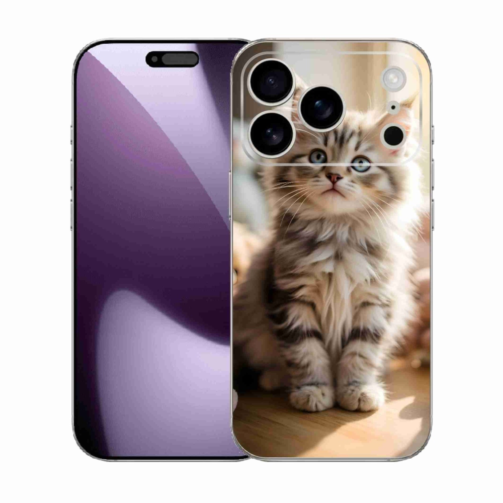 Gelový kryt mmCase na iPhone 17 Pro - roztomilé kotě 10