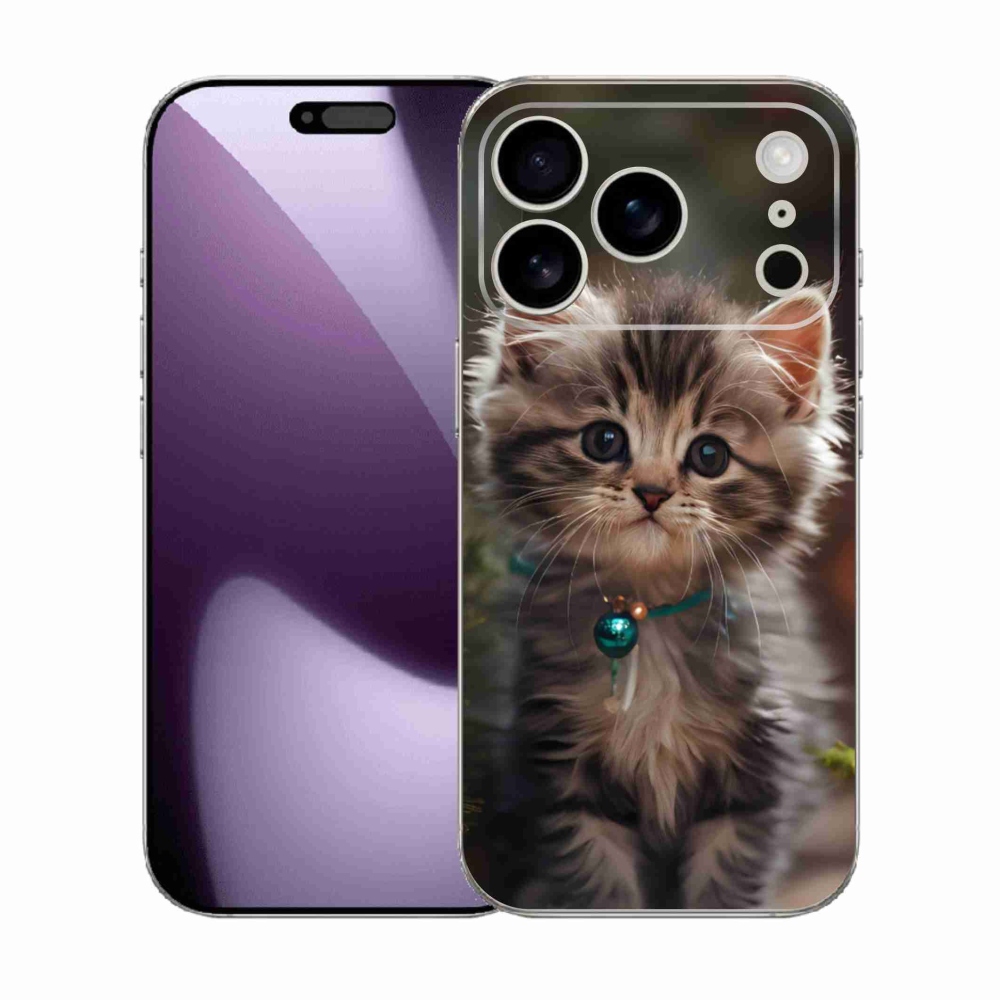 Gelový kryt mmCase na iPhone 17 Pro - roztomilé kotě 11