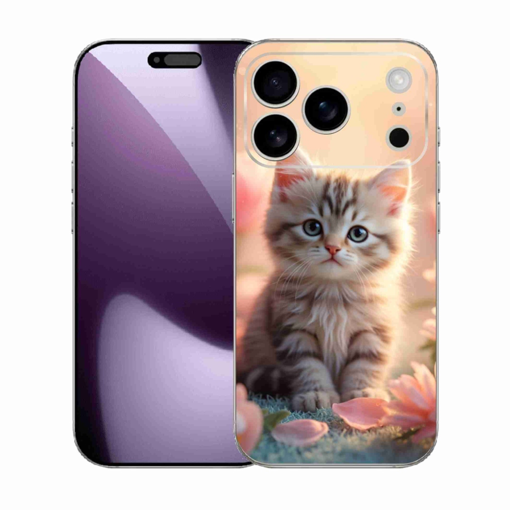 Gelový kryt mmCase na iPhone 17 Pro - roztomilé kotě 8