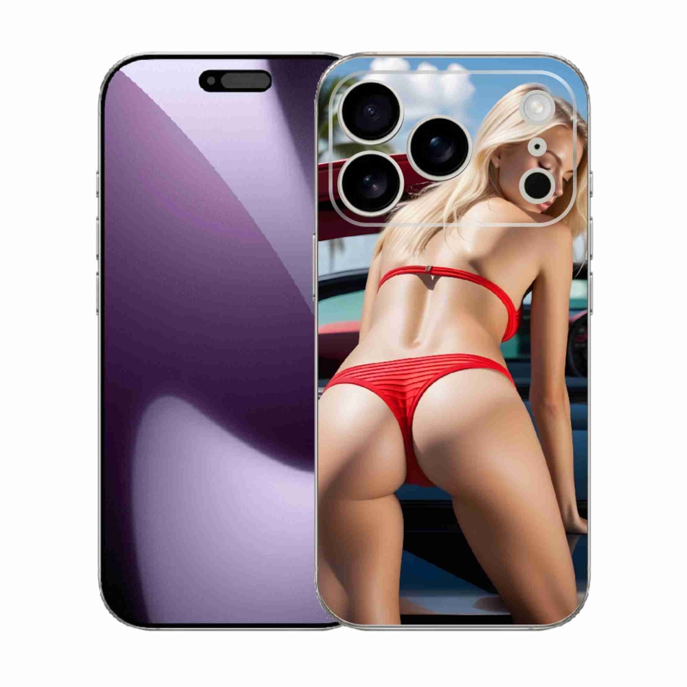 Gelový kryt mmCase na iPhone 17 Pro - sexy žena 2