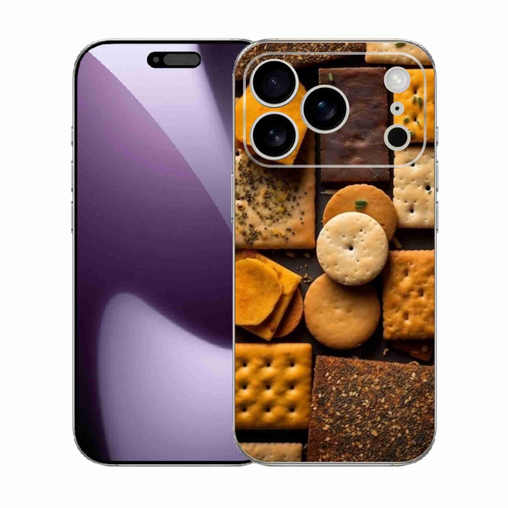 Gelový kryt mmCase na iPhone 17 Pro - sušenky