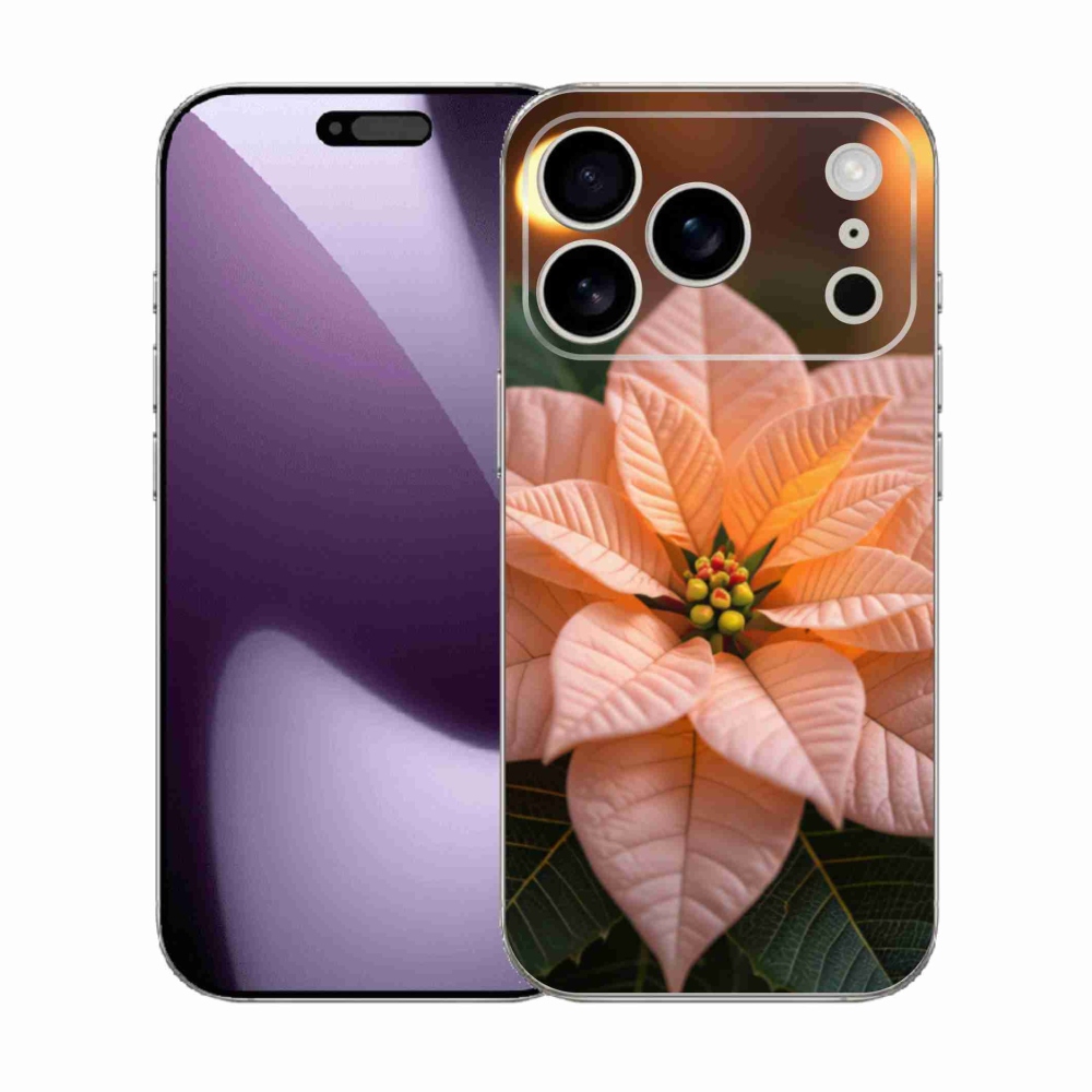 Gelový kryt mmCase na iPhone 17 Pro - vánoční hvězda