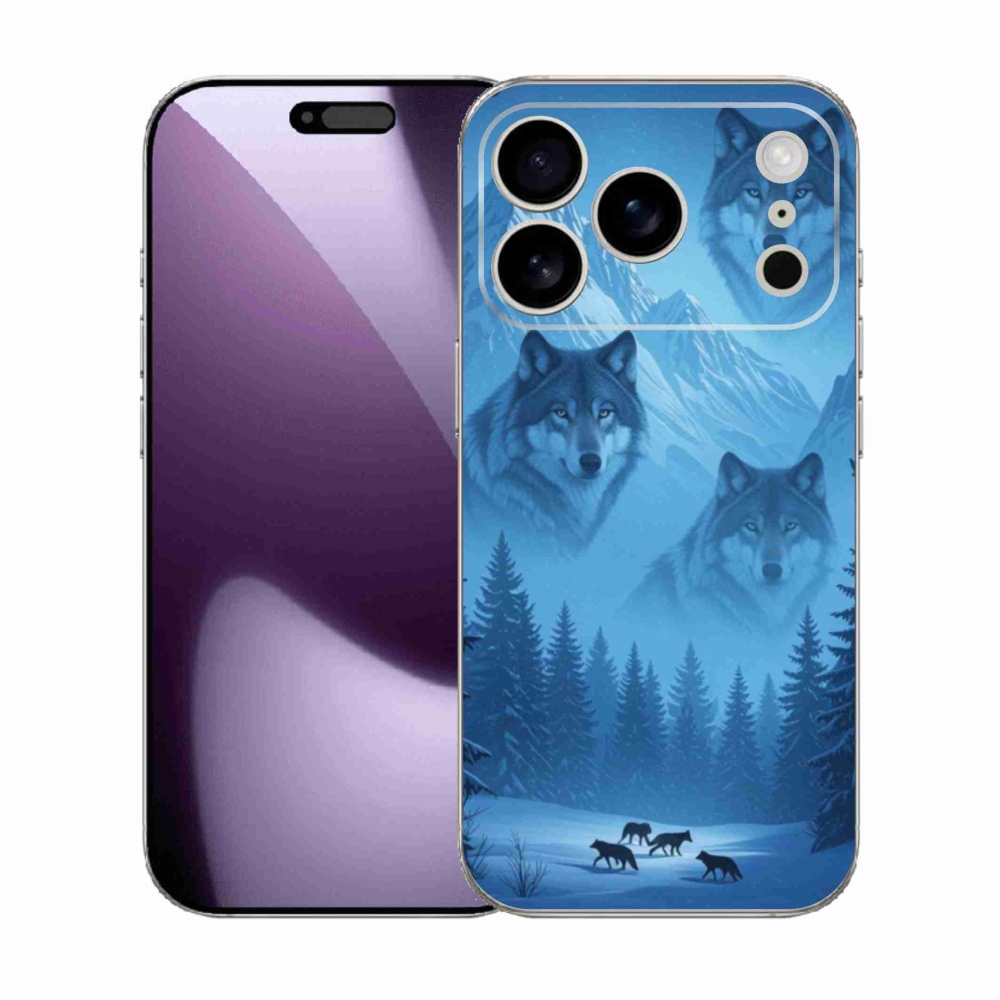 Gelový kryt mmCase na iPhone 17 Pro - vlčí smečka