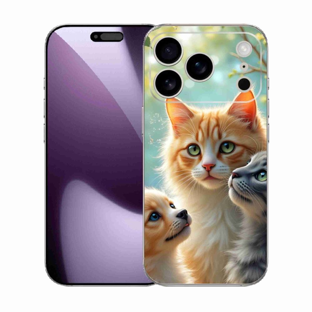 Gelový kryt mmCase na iPhone 17 Pro - zvířecí přátelství 2