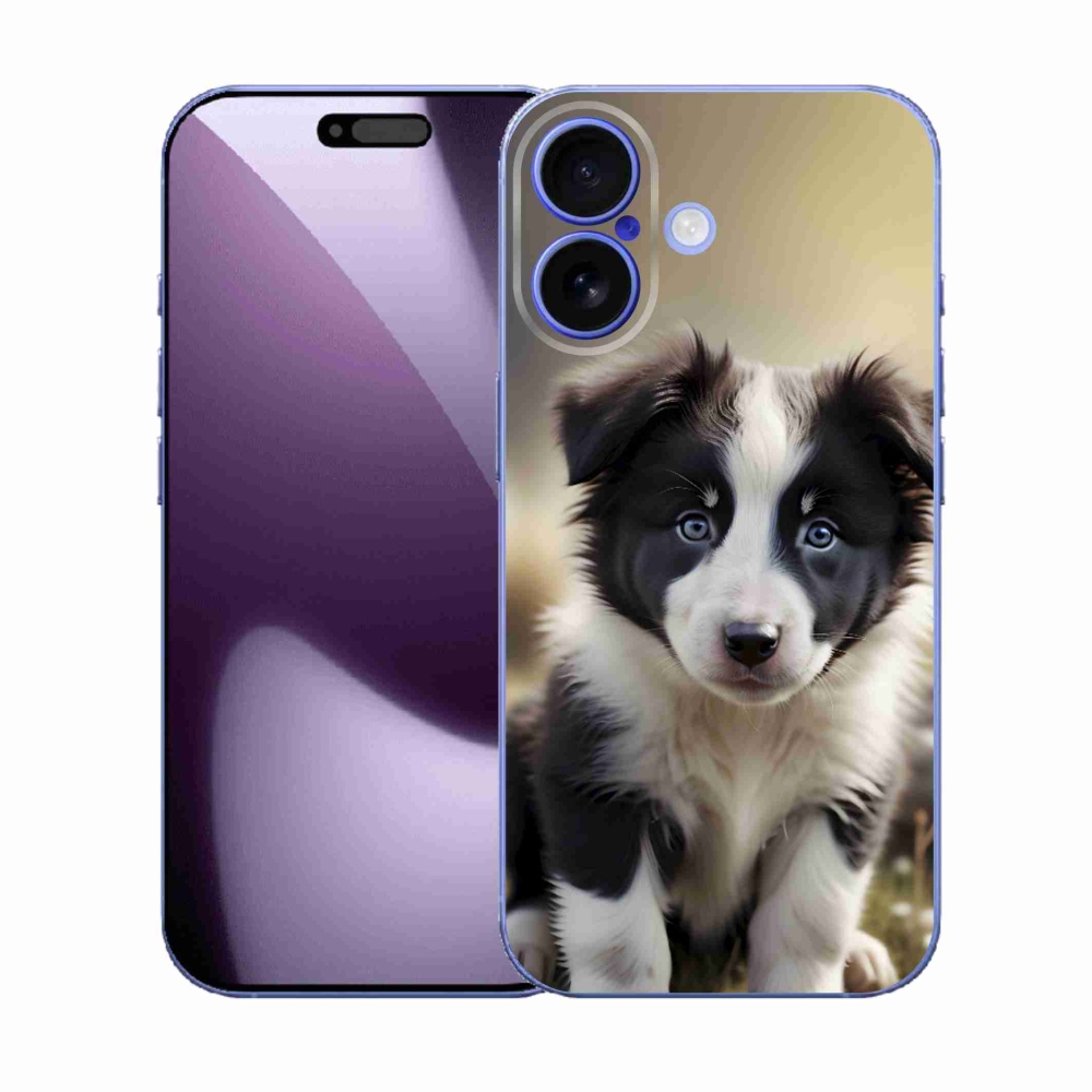 Gelový kryt mmCase na iPhone 17 - roztomilá border kolie