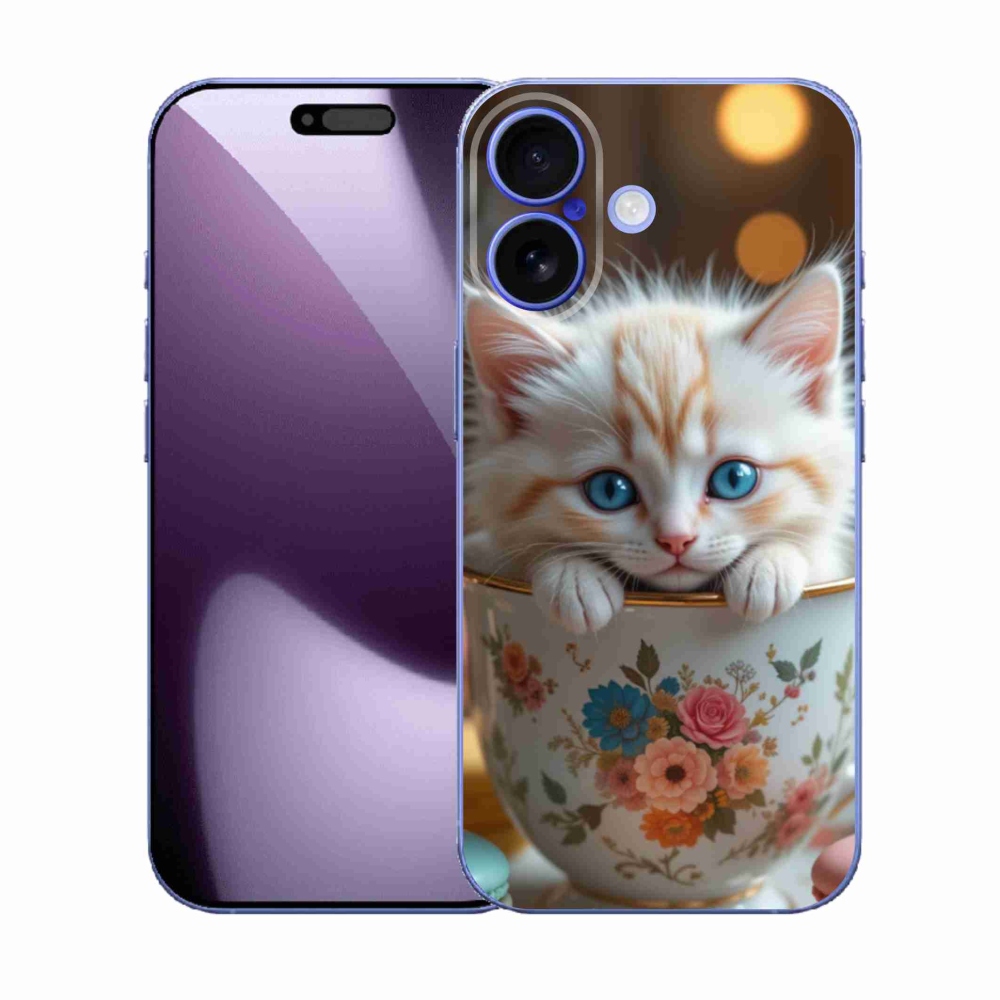 Gelový kryt mmCase na iPhone 17 - roztomilé kotě 6